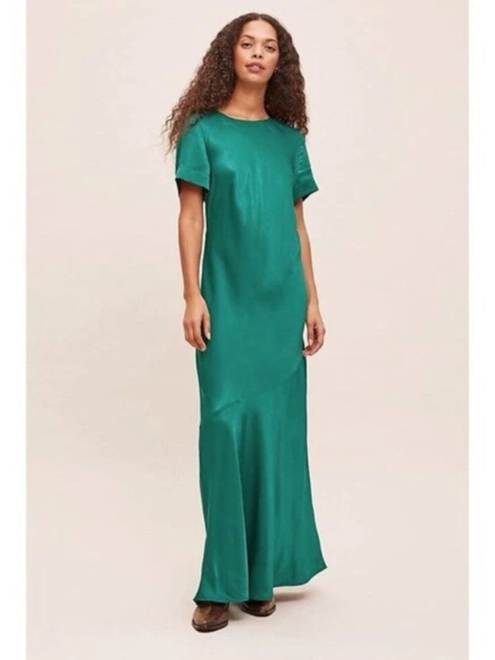 Anthropologie Brynne Maxi Tee Dress Sz Small